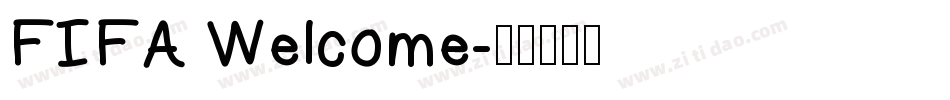 FIFA Welcome字体转换